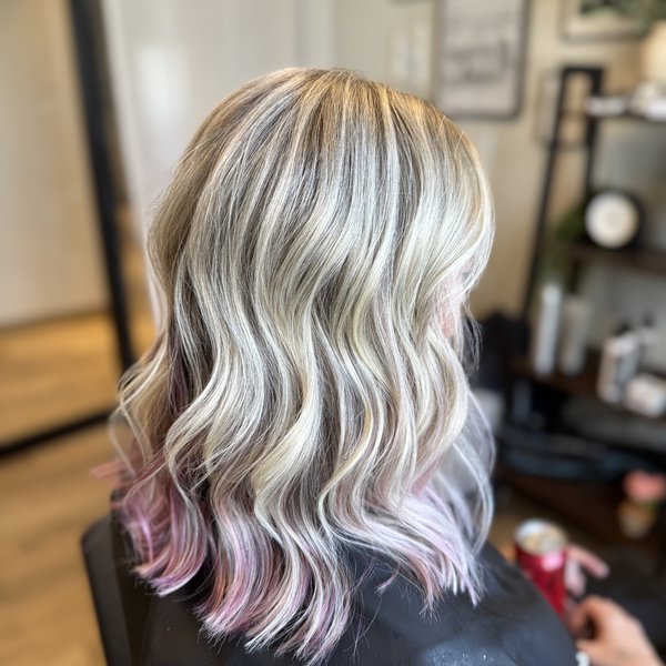 Hair work by Michelle Emmons